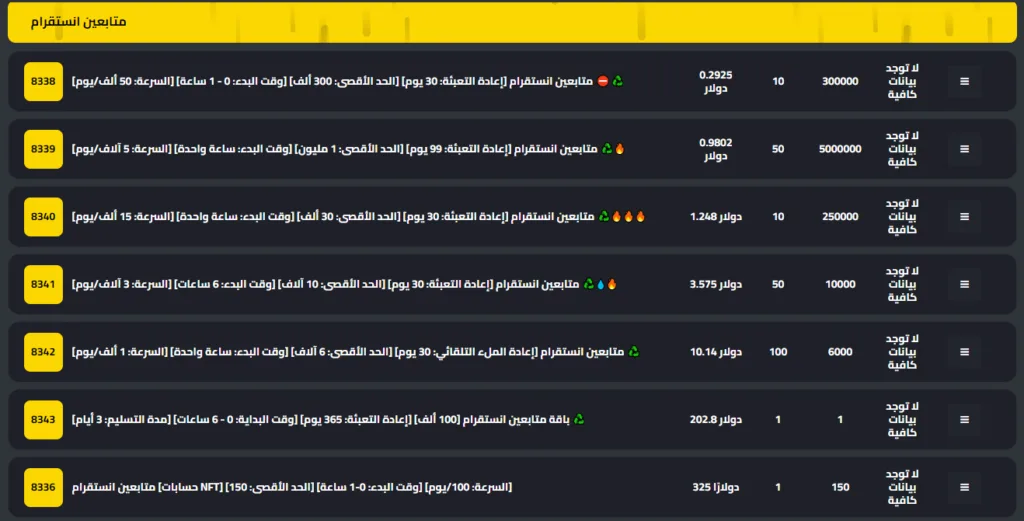 افضل 30 موقع زيادة متابعين انستقرام 2025 مجانا حقيقين زيادة متابعين انستقرام باليوزر