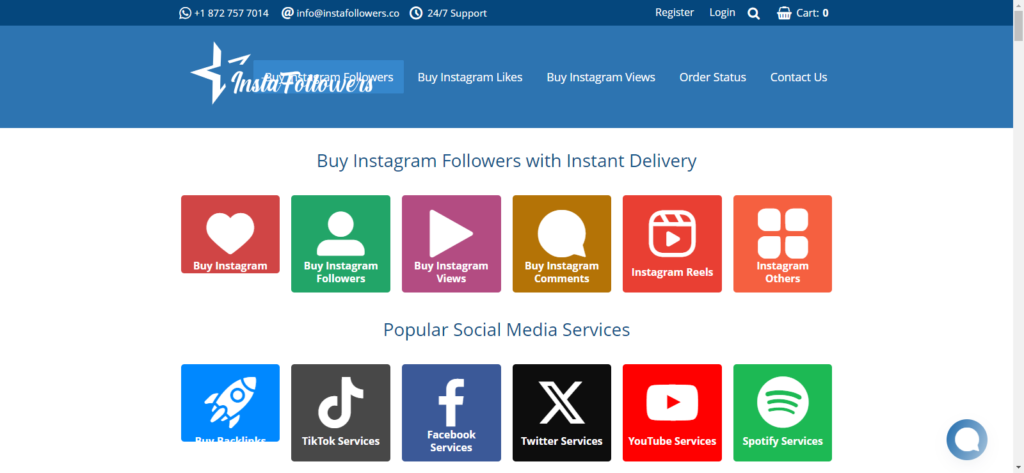 موقع زيادة المشاهدات انستا instafollowers.co
