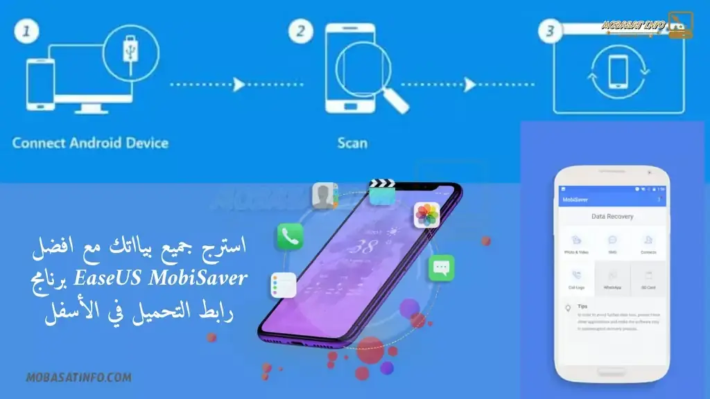 استرجاع الصور المحذوفة من سنين مع EaseUS MobiSaver.