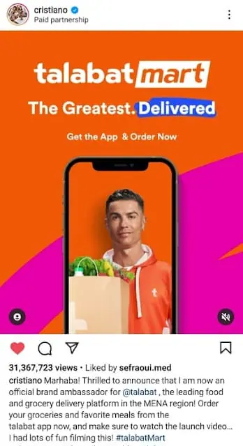 المنشورات المدفوعة المنشورات المدفوعة cr7
