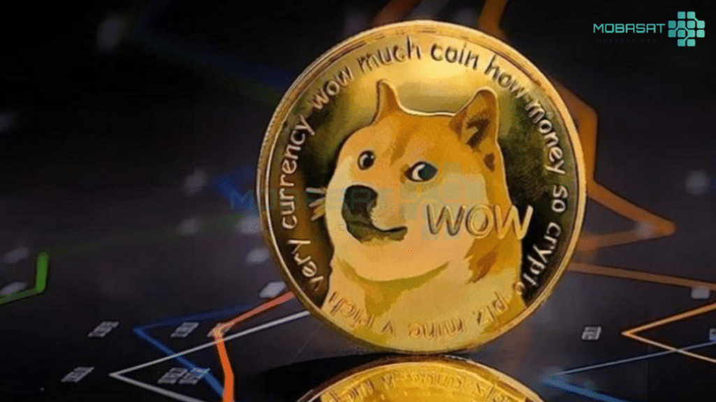 شعار Dogecoin هو رمز العملة المشفرة Dogecoin