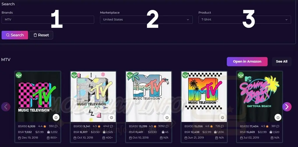 مراجعة أقوى أداة لإيجاد نيتشات الطباعة عند الطلب Merch Dominator | دورة ميرش باي امزون 2024 Amazon Brand Registry