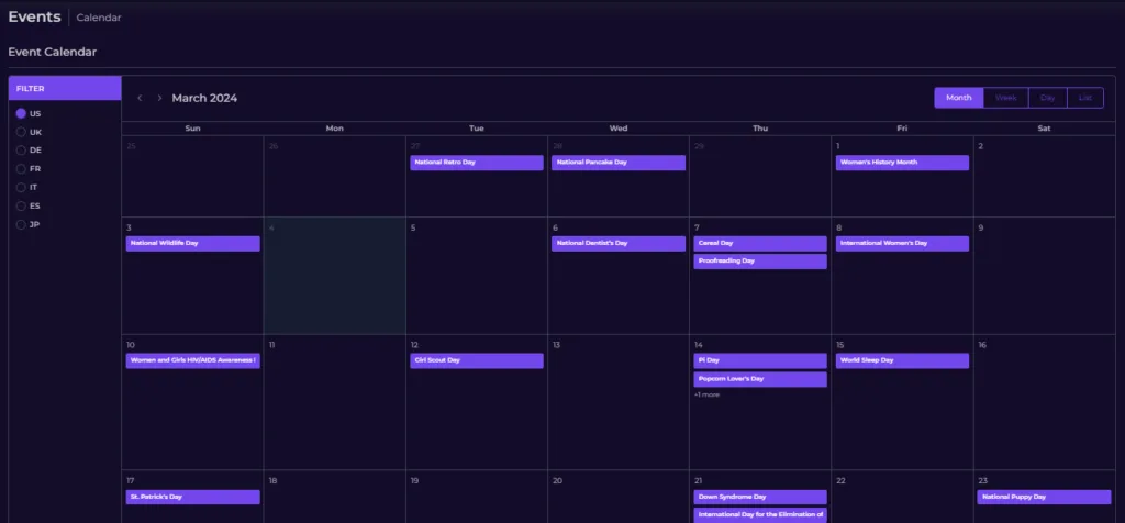مراجعة أقوى أداة لإيجاد نيتشات الطباعة عند الطلب Merch Dominator | دورة ميرش باي امزون 2024 Events Calendar merchdominator