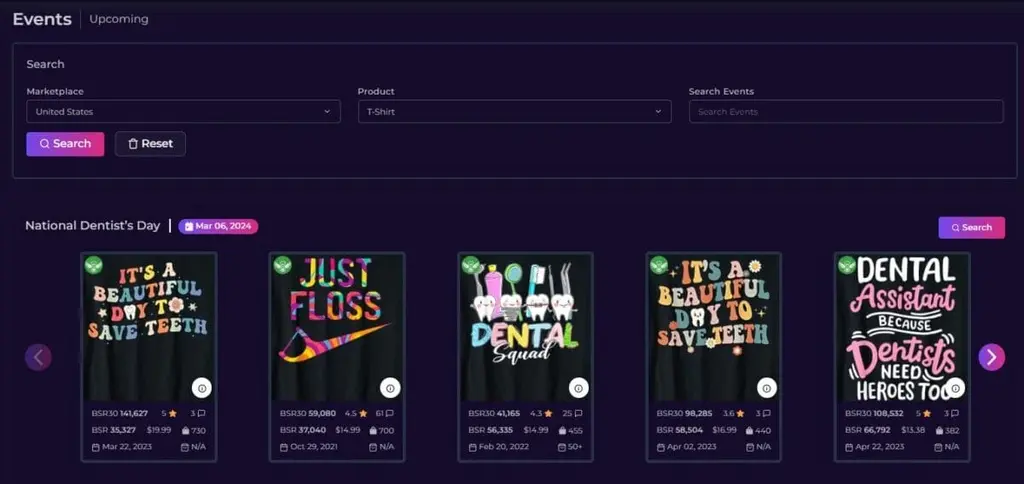 مراجعة أقوى أداة لإيجاد نيتشات الطباعة عند الطلب Merch Dominator | دورة ميرش باي امزون 2024 Events Upcoming merchdominator