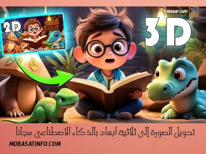 تحويل الصورة إلى 3D بالذكاء الاصطناعي مجانا